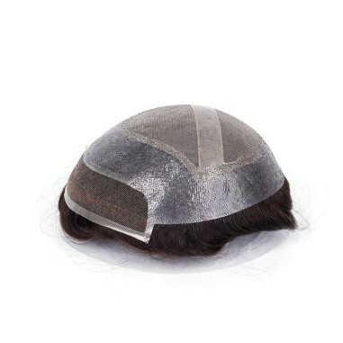 Clearance Fine Mono with Poly in Perimeter and Lace Front | 8''*8.5'',  8''*10'' Clearance Fine Mono with Poly in Perimeter and Lace Front | 8''*8.5'',  8''*10''