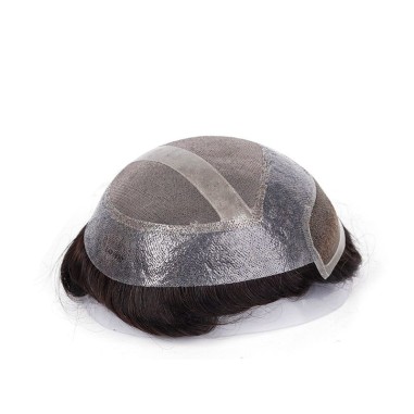 Clearance Fine Mono with Poly in Perimeter and Lace Front | 8''*8.5'',  8''*10'' Clearance Fine Mono with Poly in Perimeter and Lace Front | 8''*8.5'',  8''*10''