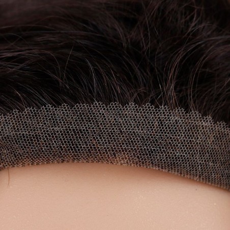 Eris | Swiss Lace Base|  Pre-cut Scalloped Natural-looking Hairline