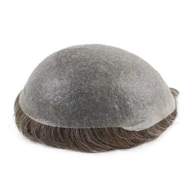 3-Piece Single-knotted Mirage | Toupee for Men | 0.06-0.08mm Full Super Thin Skin Base | Thicker Hair and More Durable 3-Piece Single-knotted Mirage | Toupee for Men | 0.06-0.08mm Full Super Thin Skin Base | Thicker Hair and More Durable