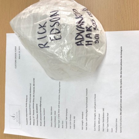 2 Custom Hair Systems for Rob Medd & Rick Edson + one Repaire hair system