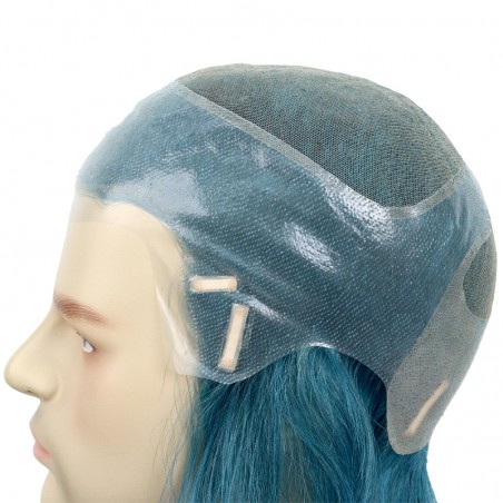 Azriel Men’s Human Hair Wig | Fully Hand-Made, Ideal for Faded Haircut