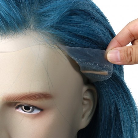 Azriel Men’s Human Hair Wig | Fully Hand-Made, Ideal for Faded Haircut