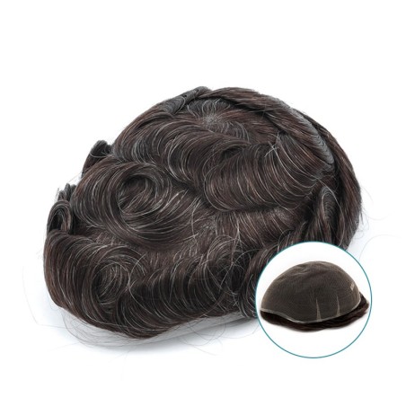 Sanders 80% Light Density Full Lace Hair System | Breathable and Light