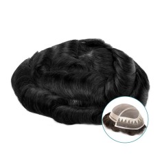 Nicolas | Durable and Breathable Mono Base 8*10in  color 1 Jet Black