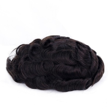 Light Crius | Ultra-Natural See-Through Hair | Breathable French Lace Center with Durable Poly Perimeter