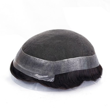 Light Crius | Ultra-Natural See-Through Hair | Breathable French Lace Center with Durable Poly Perimeter