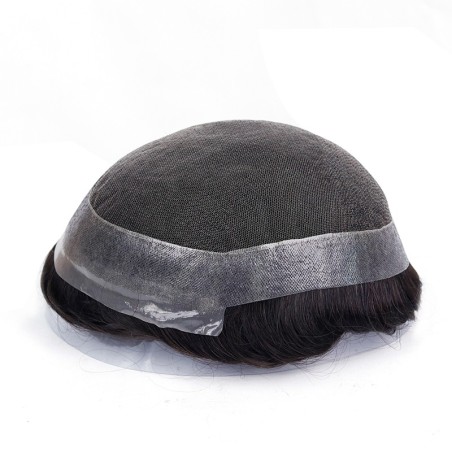 Light Crius | Ultra-Natural See-Through Hair | Breathable French Lace Center with Durable Poly Perimeter