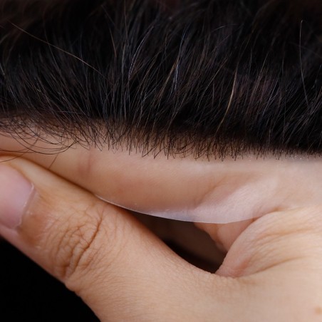 Light Crius | Ultra-Natural See-Through Hair | Breathable French Lace Center with Durable Poly Perimeter