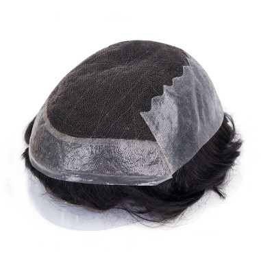 Upgrade Ares | Ultra-Natural See-Through Hair| French Lace Center with Skin Perimeter