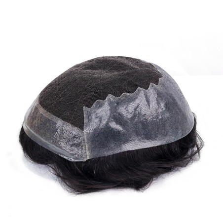 Upgrade Ares | Ultra-Natural See-Through Hair| French Lace Center with Skin Perimeter