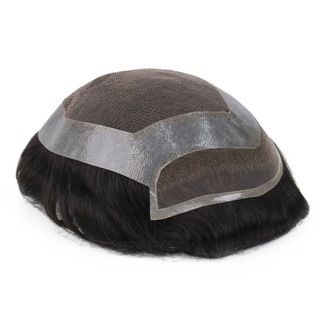 Light Simois |Ultra-Natural See-Through Hair | Full Lace Base with 1'' Thin Skin Perimeter and 0.5'' Lace Front