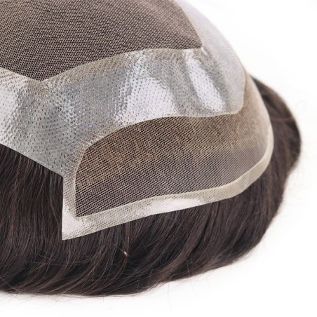 Light Simois |Ultra-Natural See-Through Hair | Full Lace Base with 1'' Thin Skin Perimeter and 0.5'' Lace Front