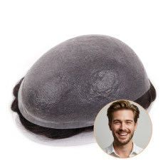 Breathable Eros | Men’s Hair System with C-through Bio Skin | 0.02-0.03mm