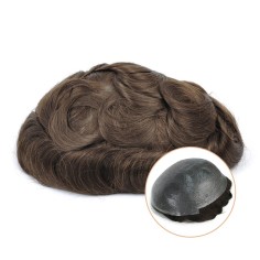 Upgrade Eros | Men’s Hair System | C-through Bio Skin 0.02-0.05mm in 5R color