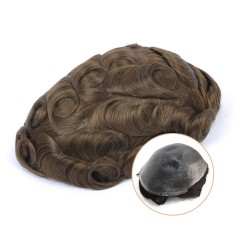 Louis | Men’s Hair System | C-through Bio Skin | 0.04–0.06mm in 7 color