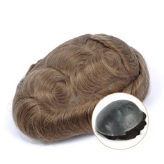 Upgrade Eros | Men’s Hair System | C-through Bio Skin 0.02-0.07mm in 8R color