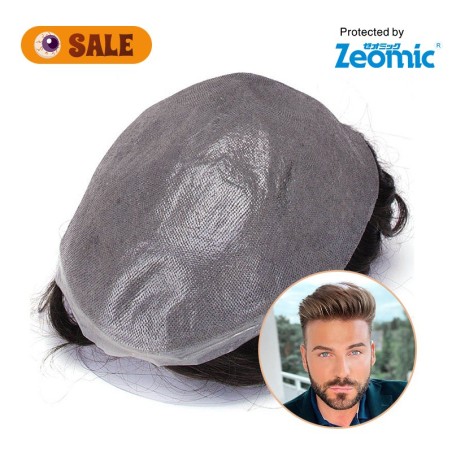 Zeo-Mirage Antimicrobial Hair Replacement System for Men
