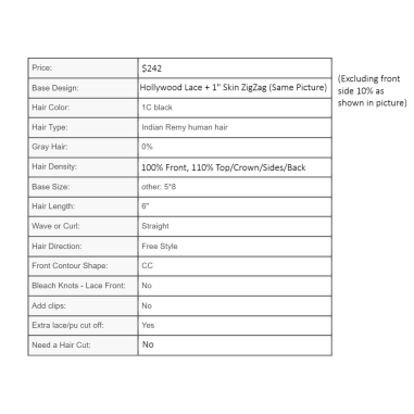 Custom Made Hair Systems