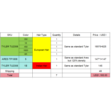 Hair Innovo European hair 1224