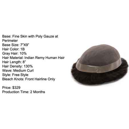 Custom made hair system