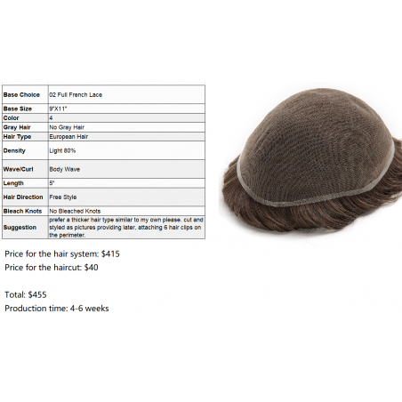 Custom Made Hair System