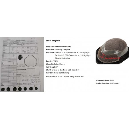 Wholesale Custom Made Hair System