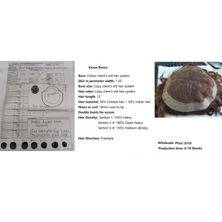 Wholesale Custom Made Hair System
