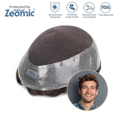 Zeo-Crius Antimicrobial Hair replacement system