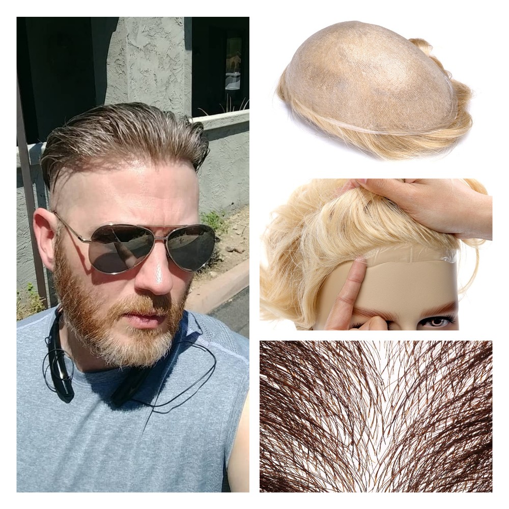 poly hair system for old people