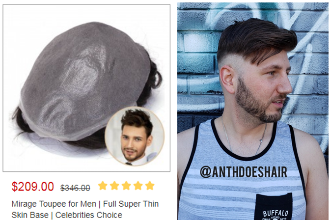 lavivid mirage toupee