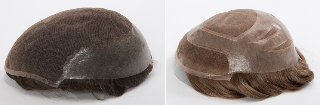 mixed base toupee